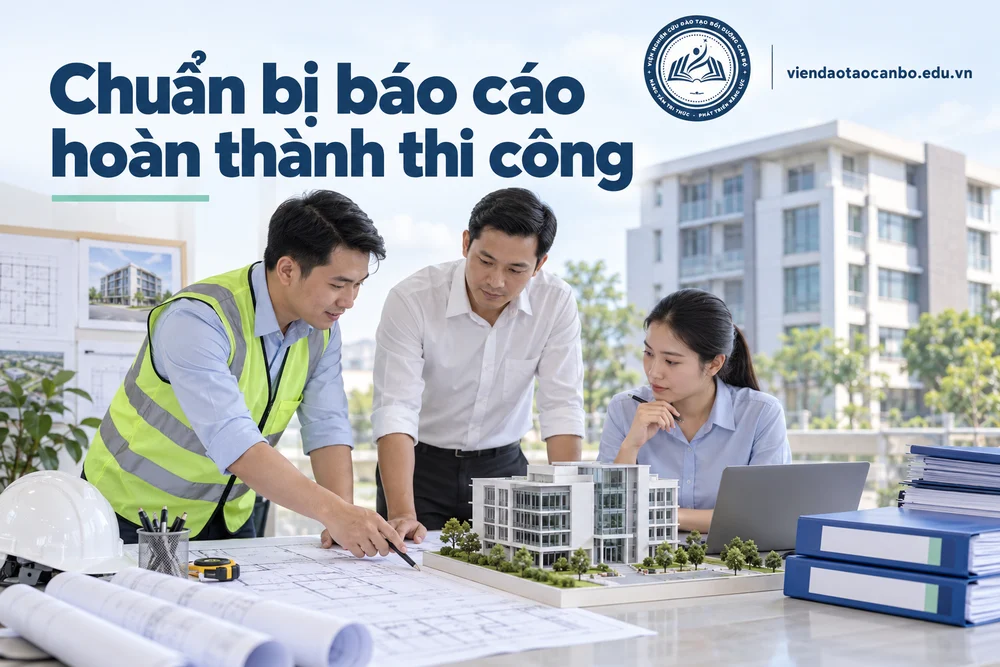 Chuẩn bị báo cáo hoàn thành thi công