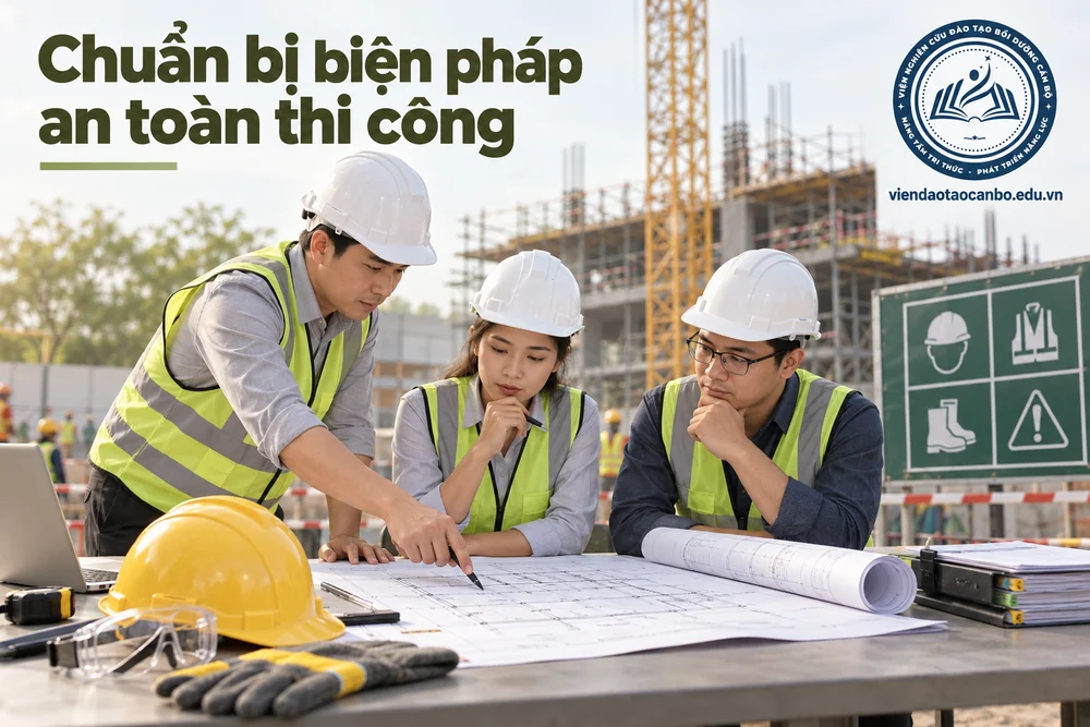 Chuẩn bị biện pháp an toàn thi công