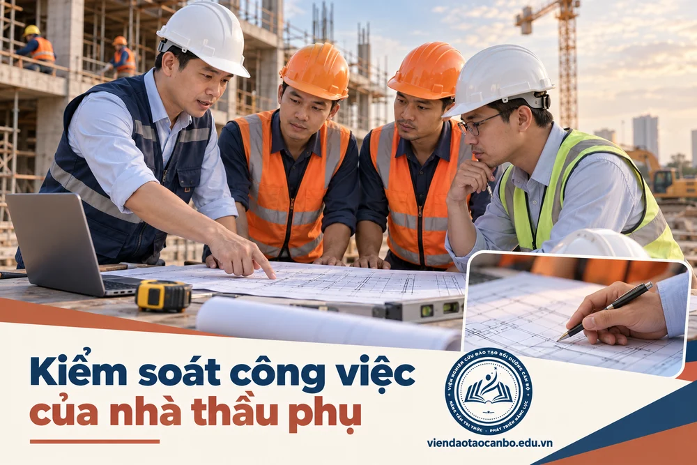 Kiểm soát công việc của nhà thầu phụ