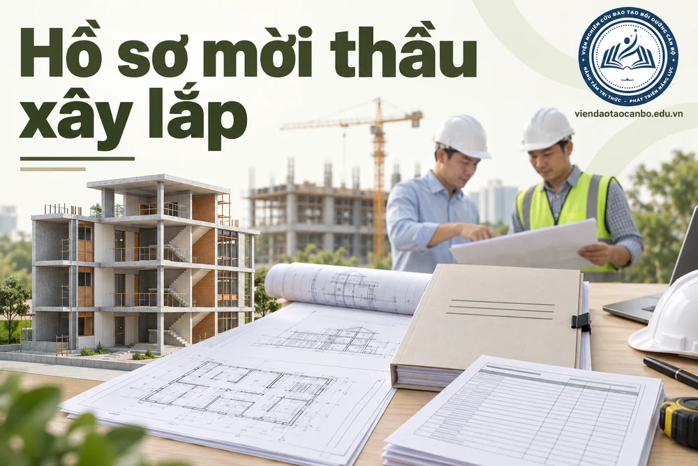 Hồ sơ mời thầu xây lắp trong bài E-HSMT xây lắp qua mạng: cấu trúc, tiêu chí và checklist kiểm tra