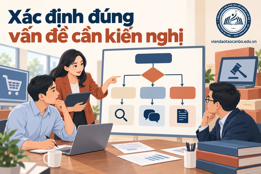 Xác định đúng vấn đề cần kiến nghị