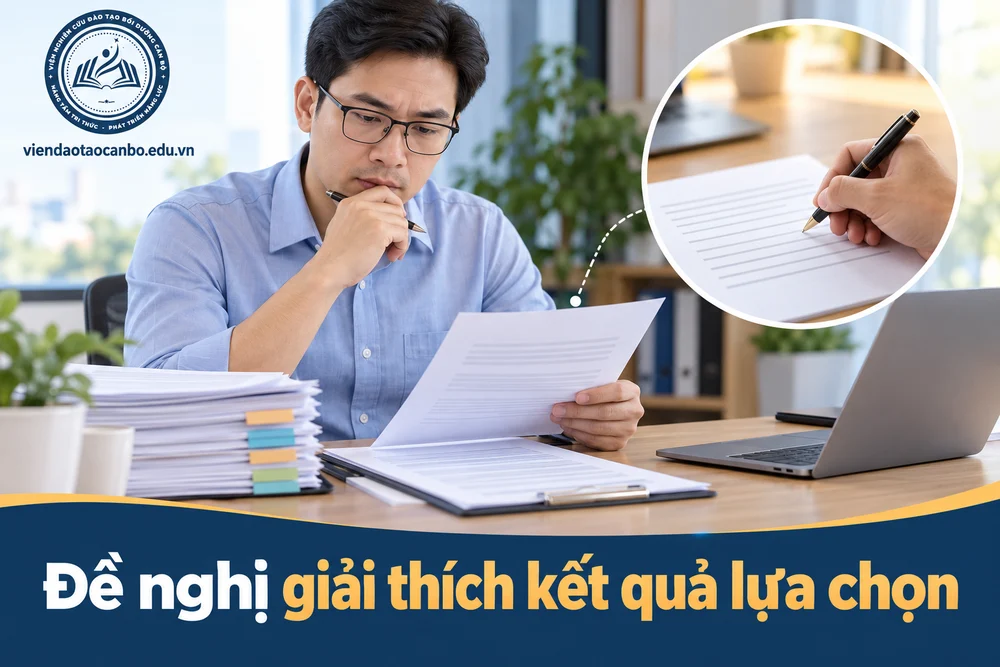 Đề nghị giải thích kết quả lựa chọn trong bài Nhà thầu có thể đề nghị cung cấp lý do không trúng thầu như thế nào?