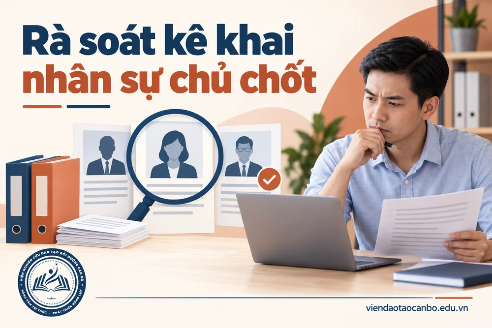 Rà soát kê khai nhân sự chủ chốt trong bài Không thêm được nhân sự chủ chốt vào E-HSDT: cách kiểm tra dữ liệu