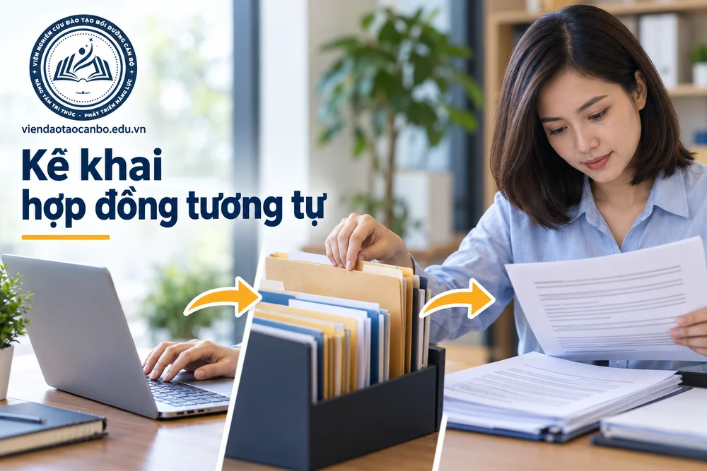 Kê khai hợp đồng tương tự trong bài Không kê khai được hợp đồng tương tự trong E-HSDT: nguyên nhân và cách xử lý