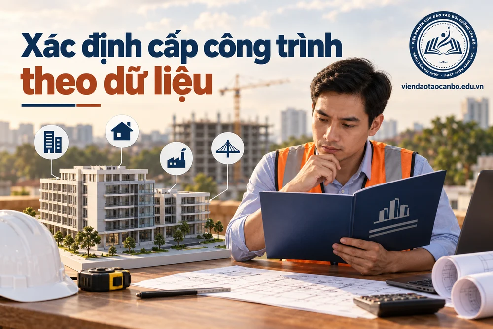 Xác định cấp công trình theo dữ liệu