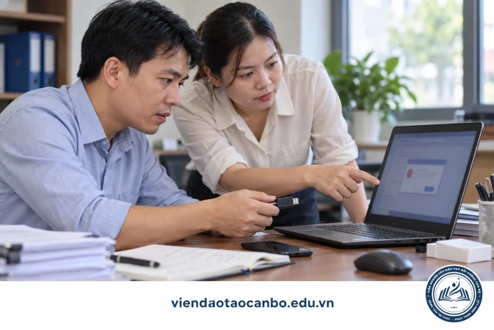 Kiểm tra thiết bị và thao tác đấu thầu điện tử