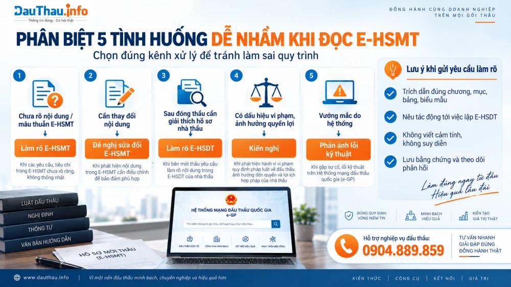 5 tình huống dễ nhầm khi đọc E-HSMT 5 tình huống dễ nhầm khi đọc E-HSMT