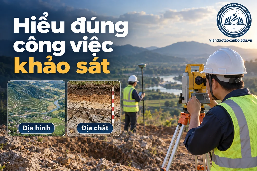 Hiểu đúng công việc khảo sát: địa hình, địa chất