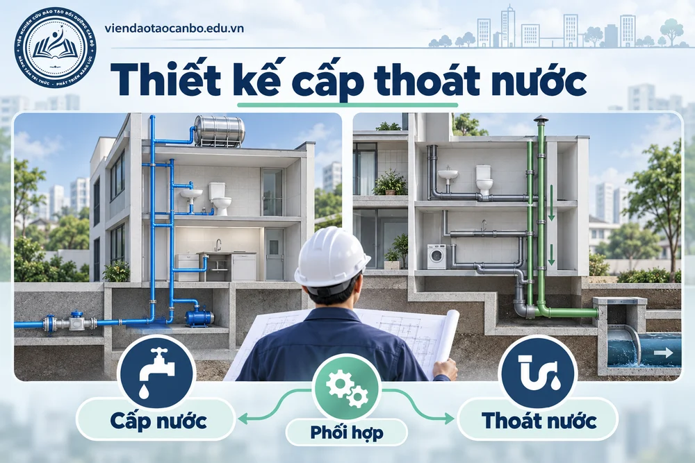 Thiết kế cấp thoát nước: cấp nước, thoát nước, phối hợp
