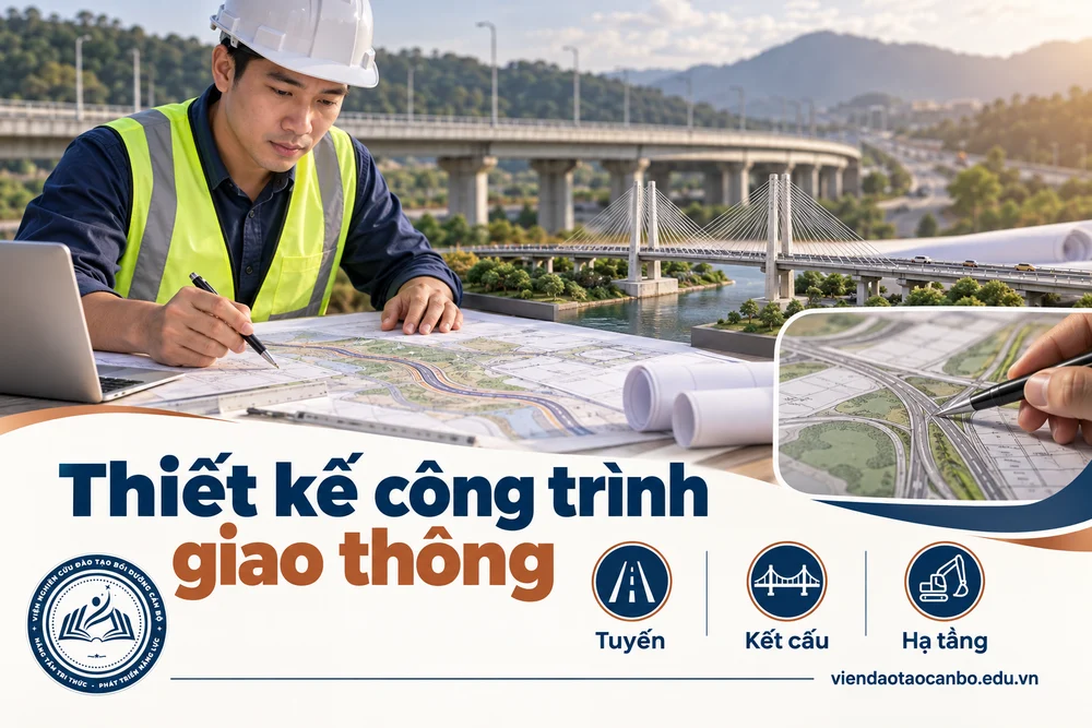 Thiết kế công trình giao thông: tuyến, kết cấu, hạ tầng