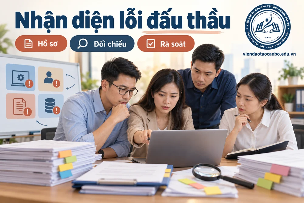 Nhận diện lỗi đấu thầu trong những lỗi nghiệp vụ thường gặp trên Hệ thống mạng đấu thầu quốc gia