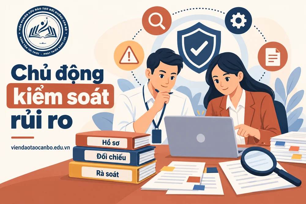 Chủ động kiểm soát rủi ro trong tư duy kiểm soát rủi ro khi tham gia đấu thầu qua mạng