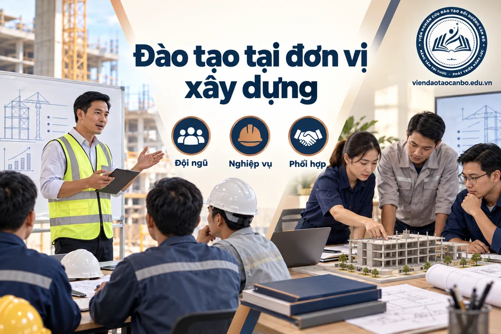 Đào tạo tại đơn vị xây dựng