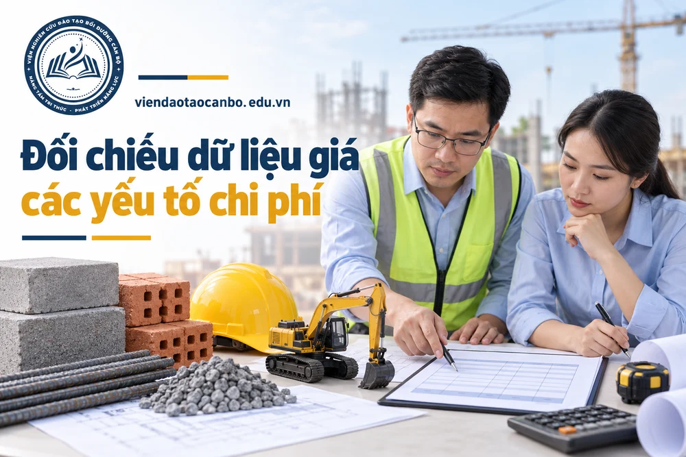 Đối chiếu dữ liệu giá các yếu tố chi phí