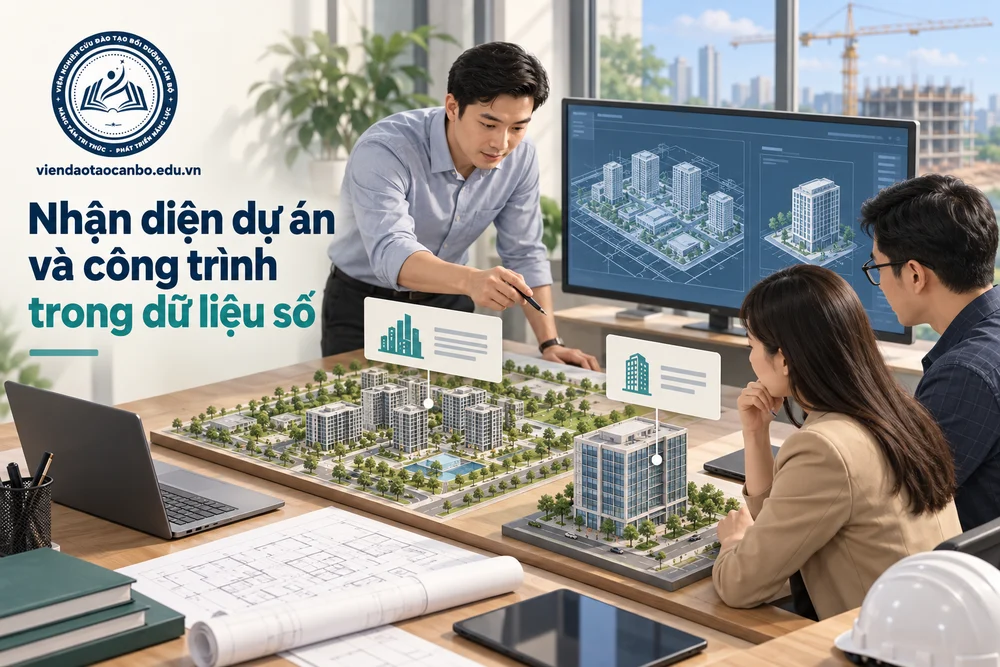 Nhận diện dự án và công trình trong dữ liệu số