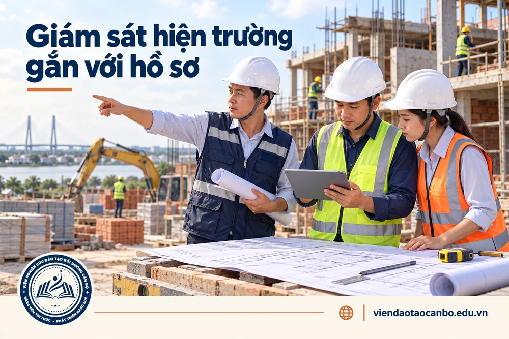 Giám sát hiện trường gắn với hồ sơ