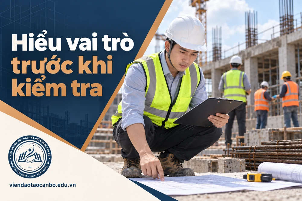 Hiểu vai trò trước khi kiểm tra trong bài Khóa học giám sát thi công xây dựng tại Thanh Hóa cho người mới nhận nhiệm vụ giám sát