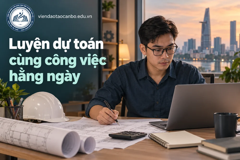 Luyện dự toán cùng công việc hằng ngày trong bài Khóa học lập dự toán công trình tại TP Hồ Chí Minh cho người đi làm bận rộn