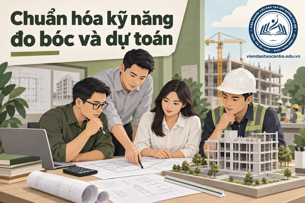 Chuẩn hóa kỹ năng đo bóc và dự toán