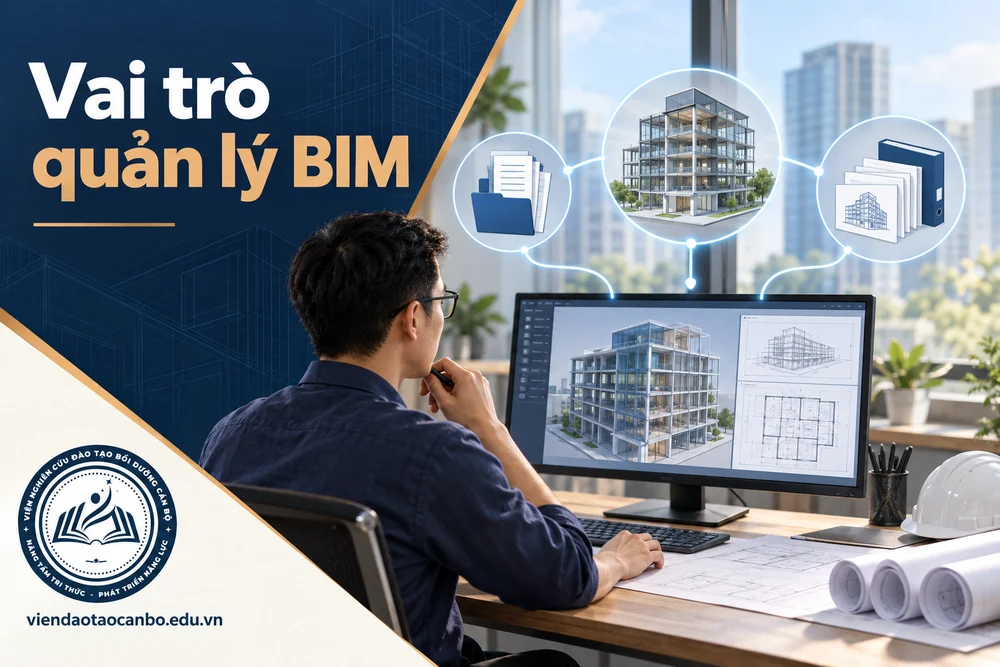 Vai trò quản lý BIM trong bài bIM Manager Là Gì? Vai Trò, Công Việc Và Năng Lực Cần Có
