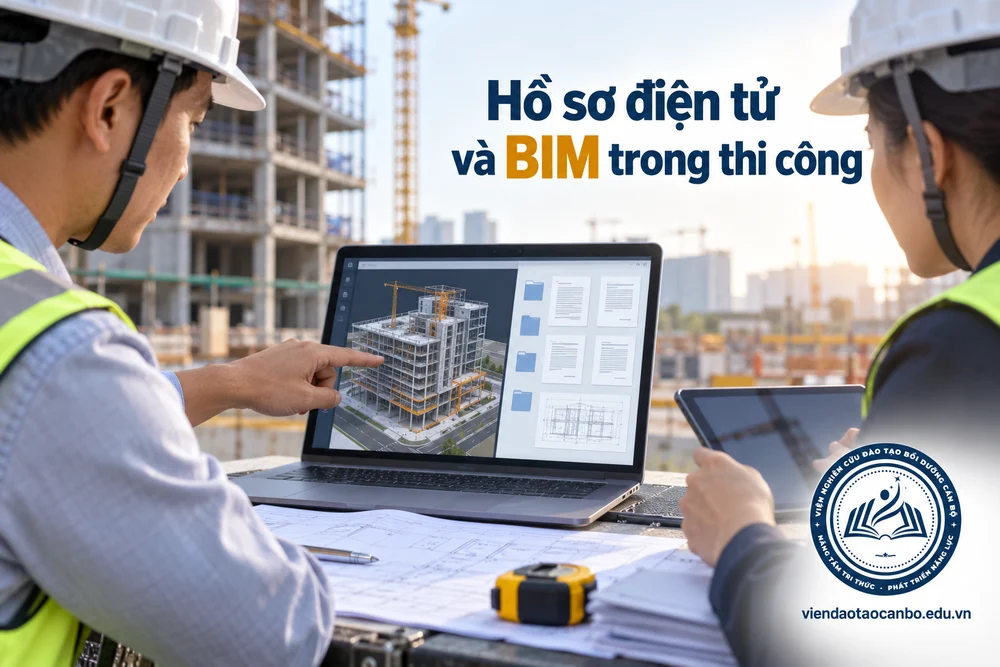 Hồ sơ điện tử và BIM trong thi công trong bài hồ sơ điện tử và BIM trong quản lý thi công theo Nghị định 207