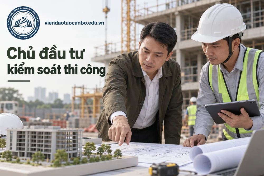 Chủ đầu tư kiểm soát thi công