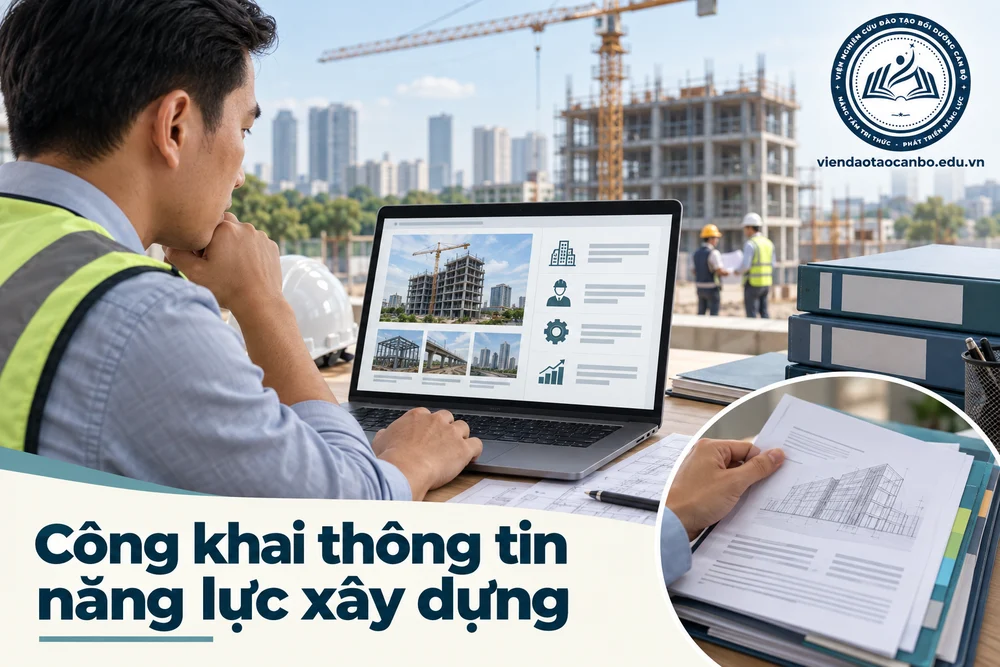 Công khai thông tin năng lực xây dựng
