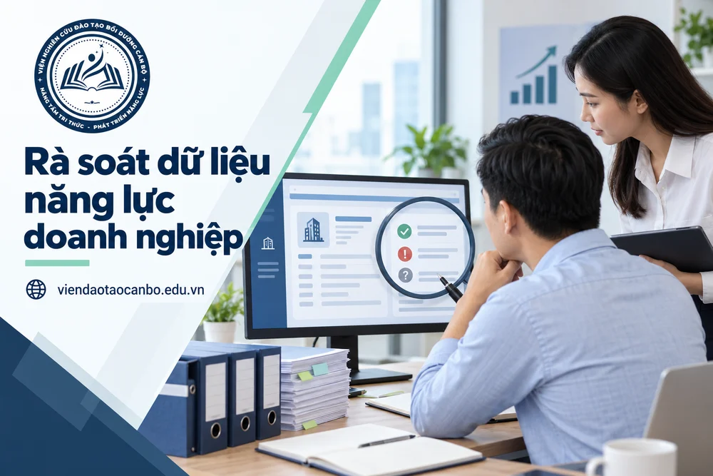 Rà soát dữ liệu năng lực doanh nghiệp