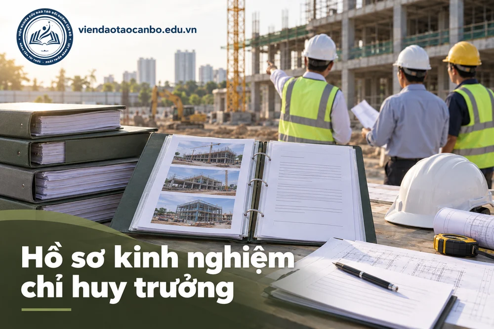 Hồ sơ kinh nghiệm chỉ huy trưởng trong bài hồ sơ chứng minh kinh nghiệm Chỉ huy trưởng: nên lưu giấy tờ gì?