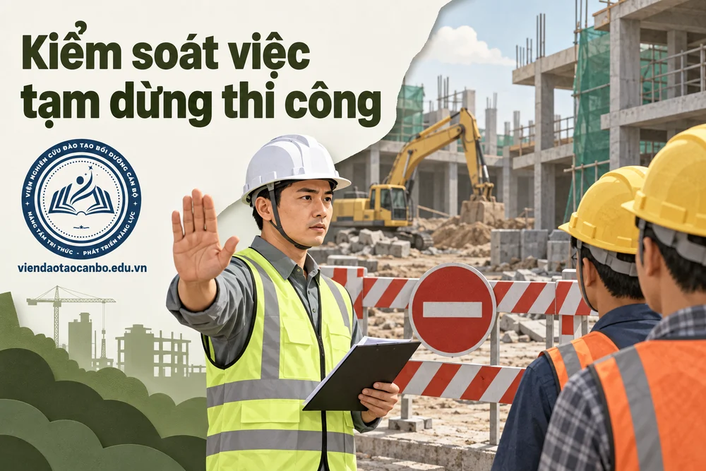 Khi nào tư vấn giám sát có căn cứ yêu cầu tạm dừng thi công?