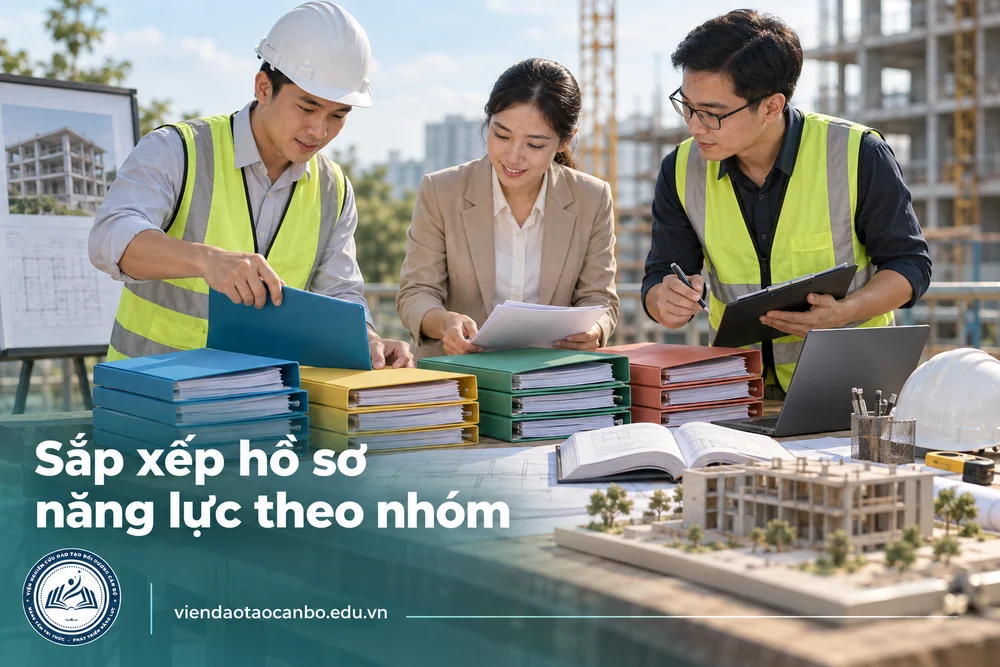 Sắp xếp hồ sơ năng lực theo nhóm