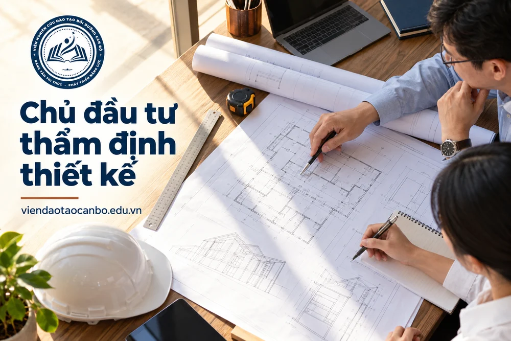 Chủ đầu tư thẩm định thiết kế trong bài chủ đầu tư thẩm định thiết kế bản vẽ thi công từ 01/7/2026: quy trình, hồ sơ, mẫu và tình huống