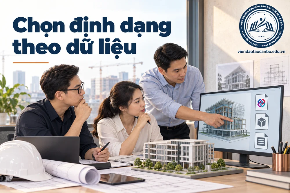 Chọn định dạng theo dữ liệu