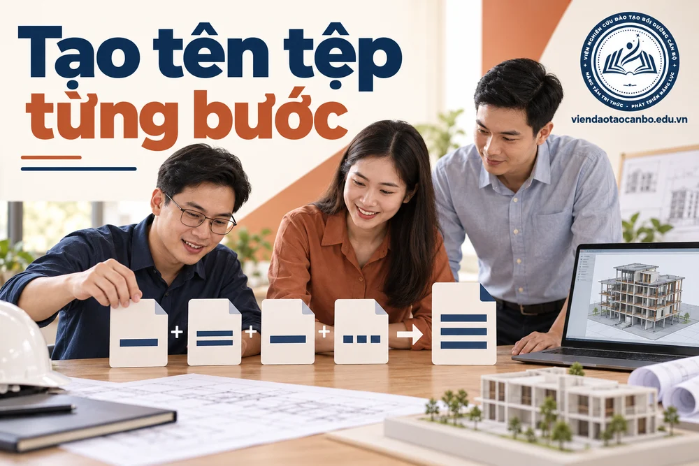 Tạo tên tệp từng bước