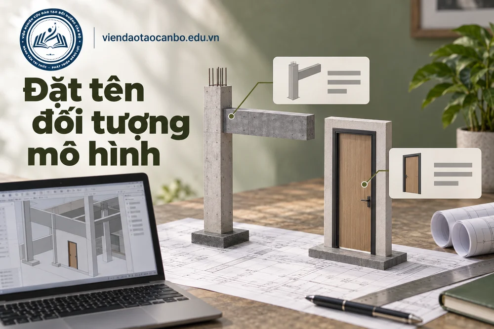 Đặt tên đối tượng mô hình