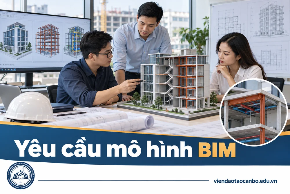 Yêu cầu mô hình BIM theo giai đoạn thiết kế: kiến trúc, kết cấu và checklist kiểm tra theo QĐ 347, QĐ 348