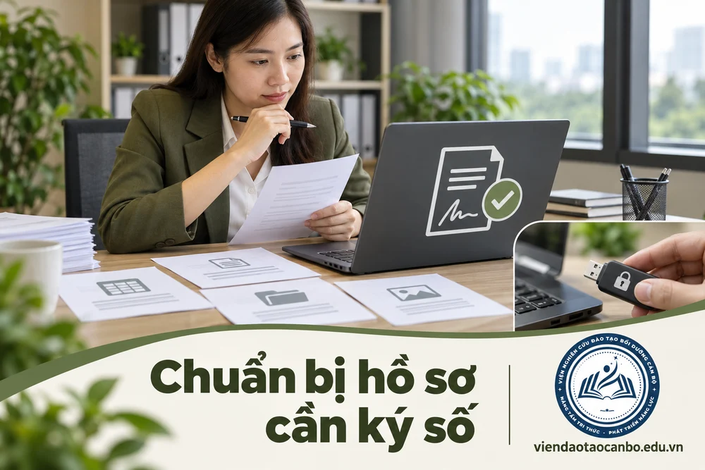 Chuẩn bị hồ sơ cần ký số