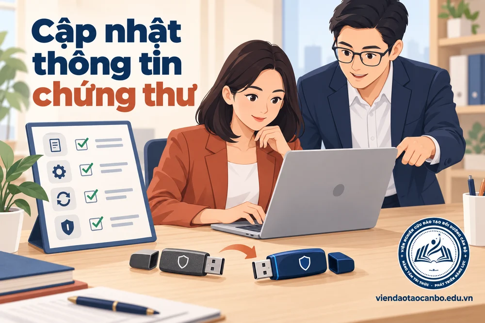 Cập nhật thông tin chứng thư