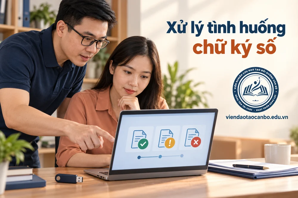 Xử lý tình huống chữ ký số