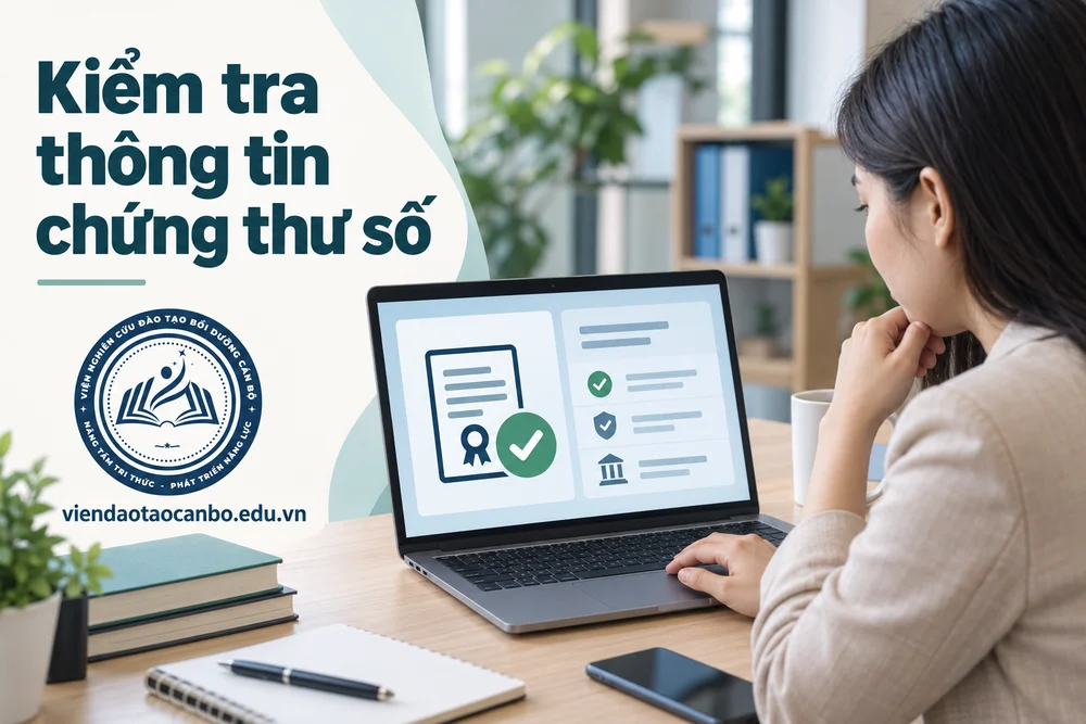 Kiểm tra thông tin chứng thư số