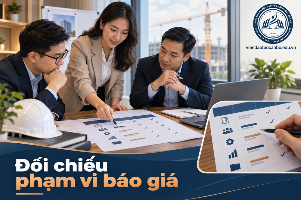 Đối chiếu phạm vi báo giá