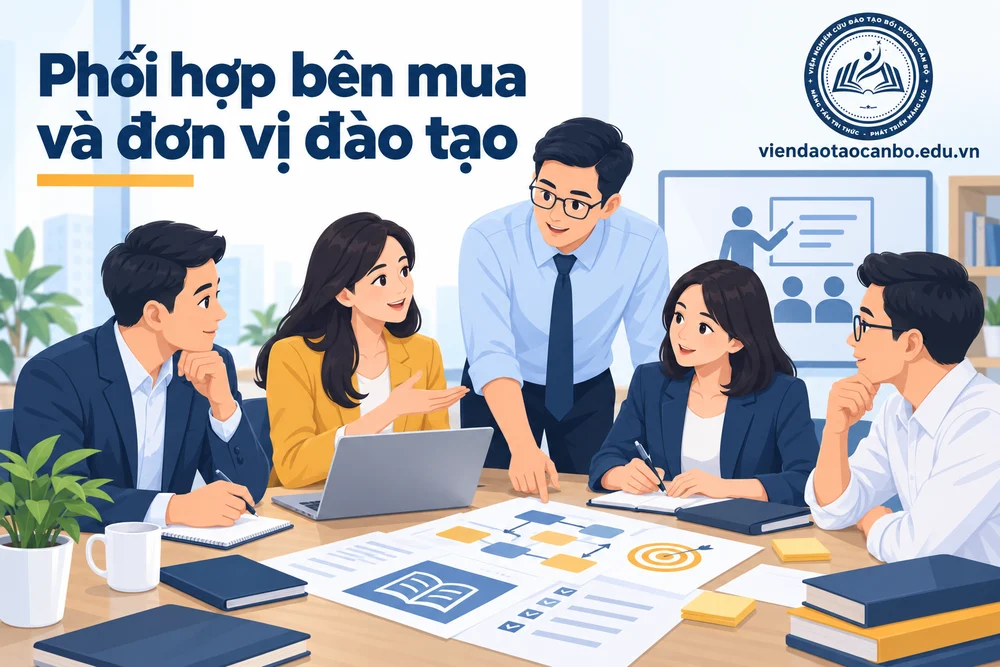Phối hợp bên mua và đơn vị đào tạo