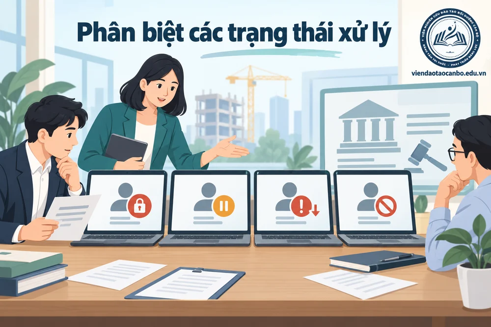 Phân biệt các trạng thái xử lý