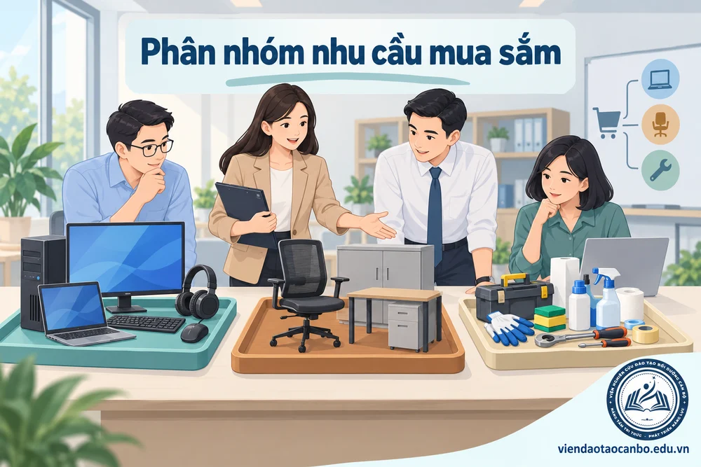 Phân nhóm nhu cầu mua sắm