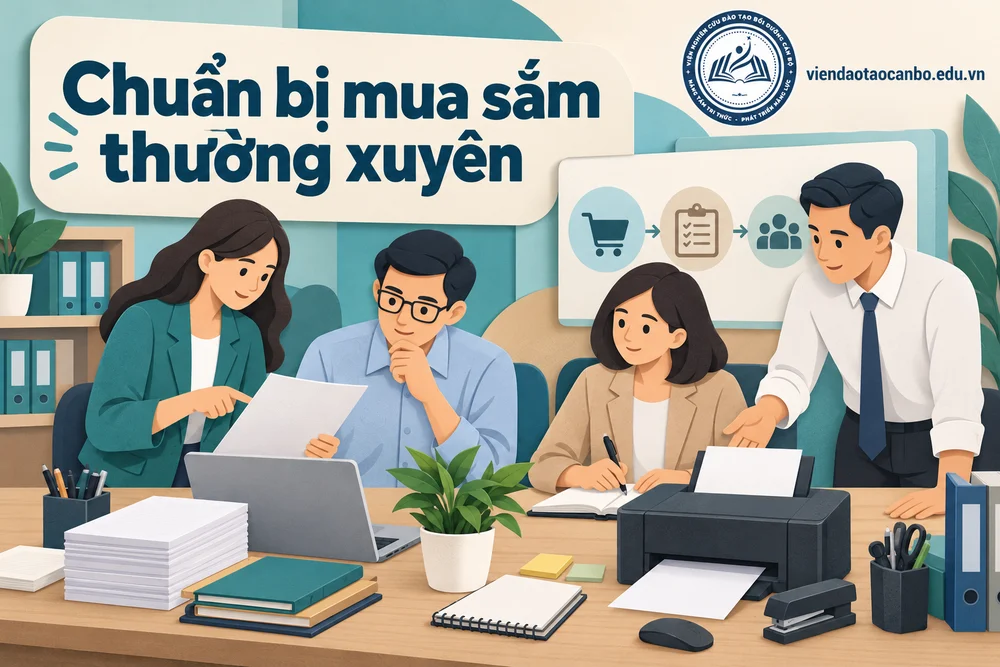 Chuẩn bị mua sắm thường xuyên
