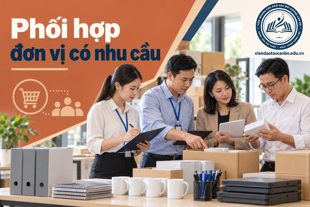 Phối hợp đơn vị có nhu cầu