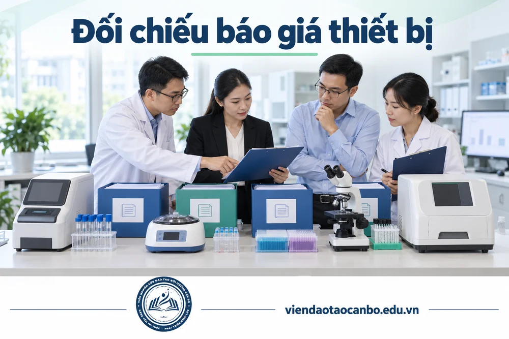 Đối chiếu báo giá thiết bị