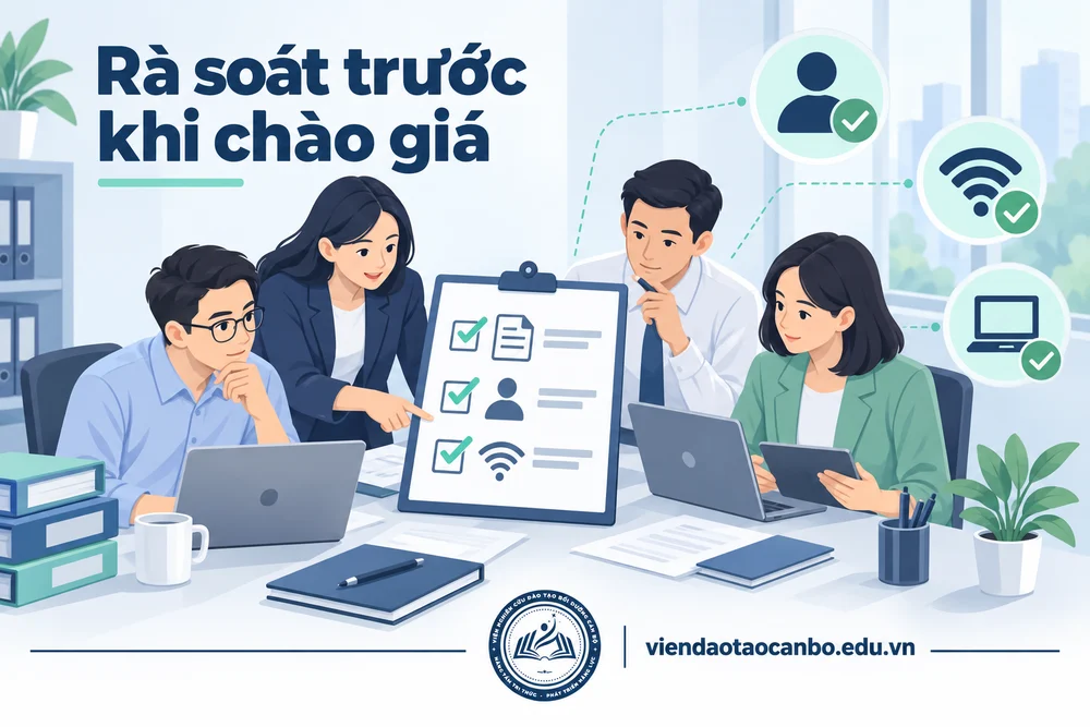 Rà soát trước khi chào giá