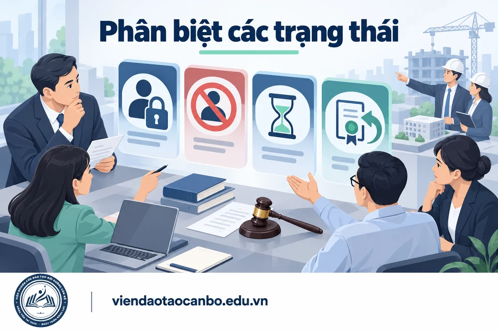 Phân biệt các trạng thái