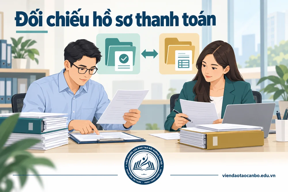 Đối chiếu hồ sơ thanh toán